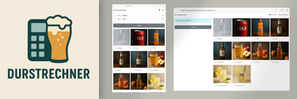 Header für den Durstrechner