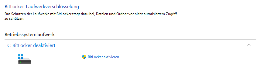 Eine Kurzgeschichte: BitLocker